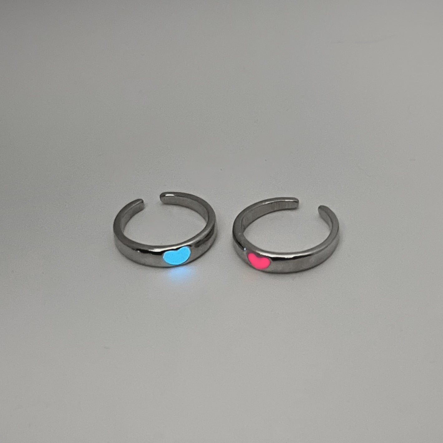 Bague Cœur Lumineuse Couple