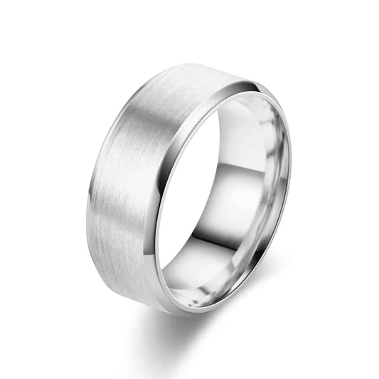 Bague Classique Tungstène 8 mm