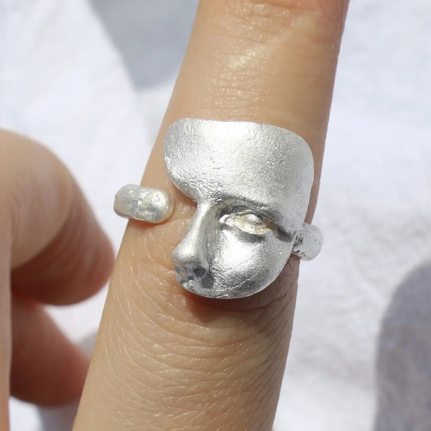 Bague Masque Mystique Gothique