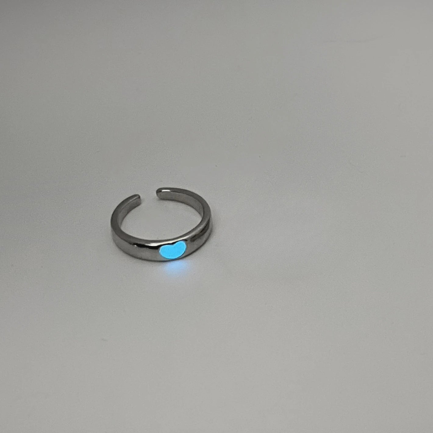 Bague Cœur Lumineuse Couple