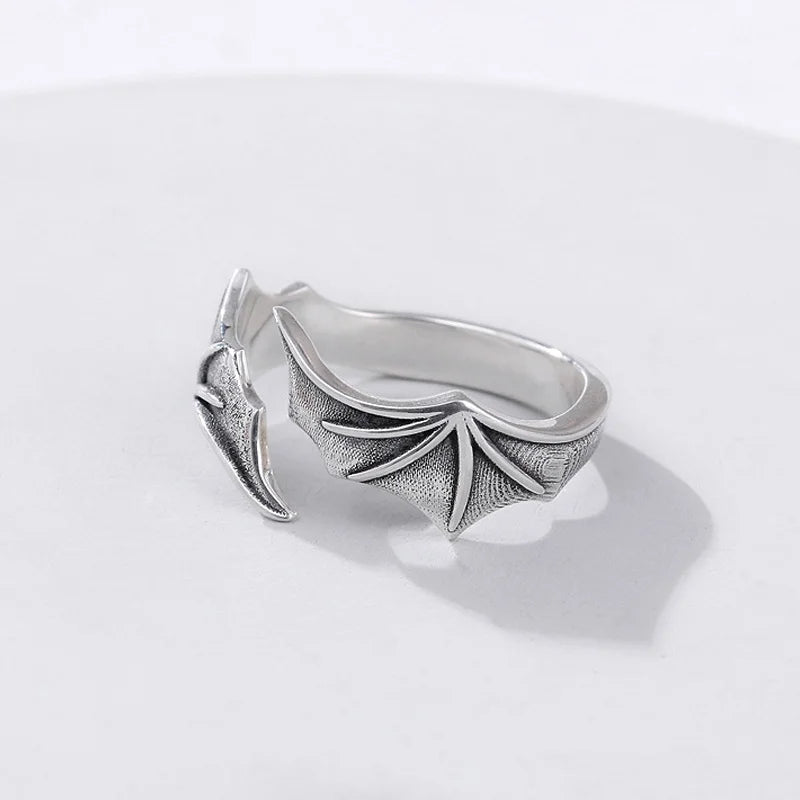 Bague Gothique Ailes Unisexe