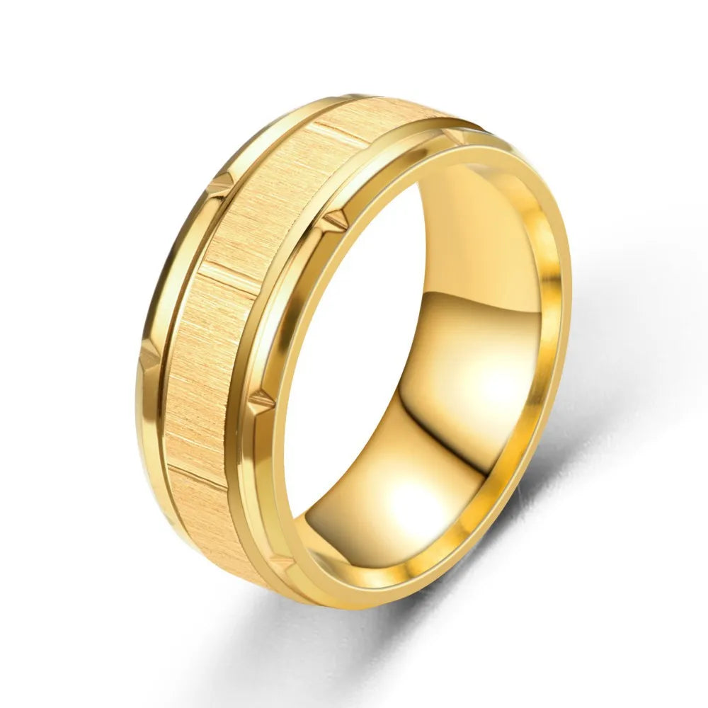 Bague Classique Tungstène 8 mm