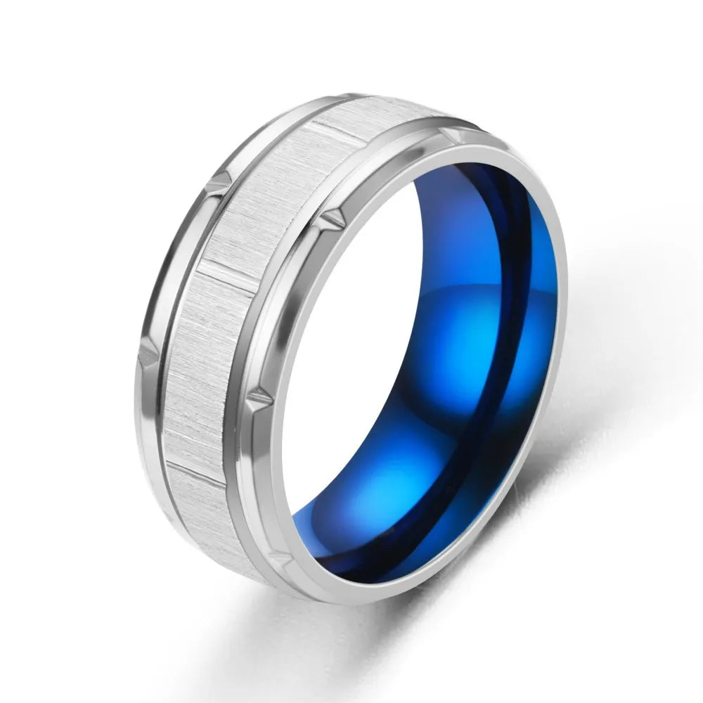 Bague Classique Tungstène 8 mm