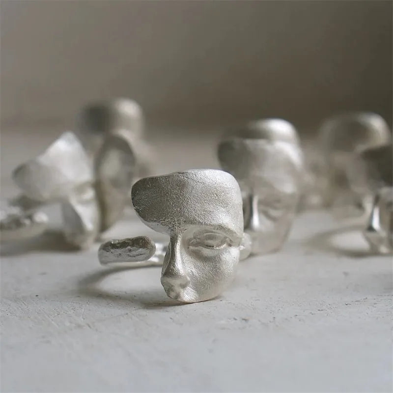 Bague Masque Mystique Gothique