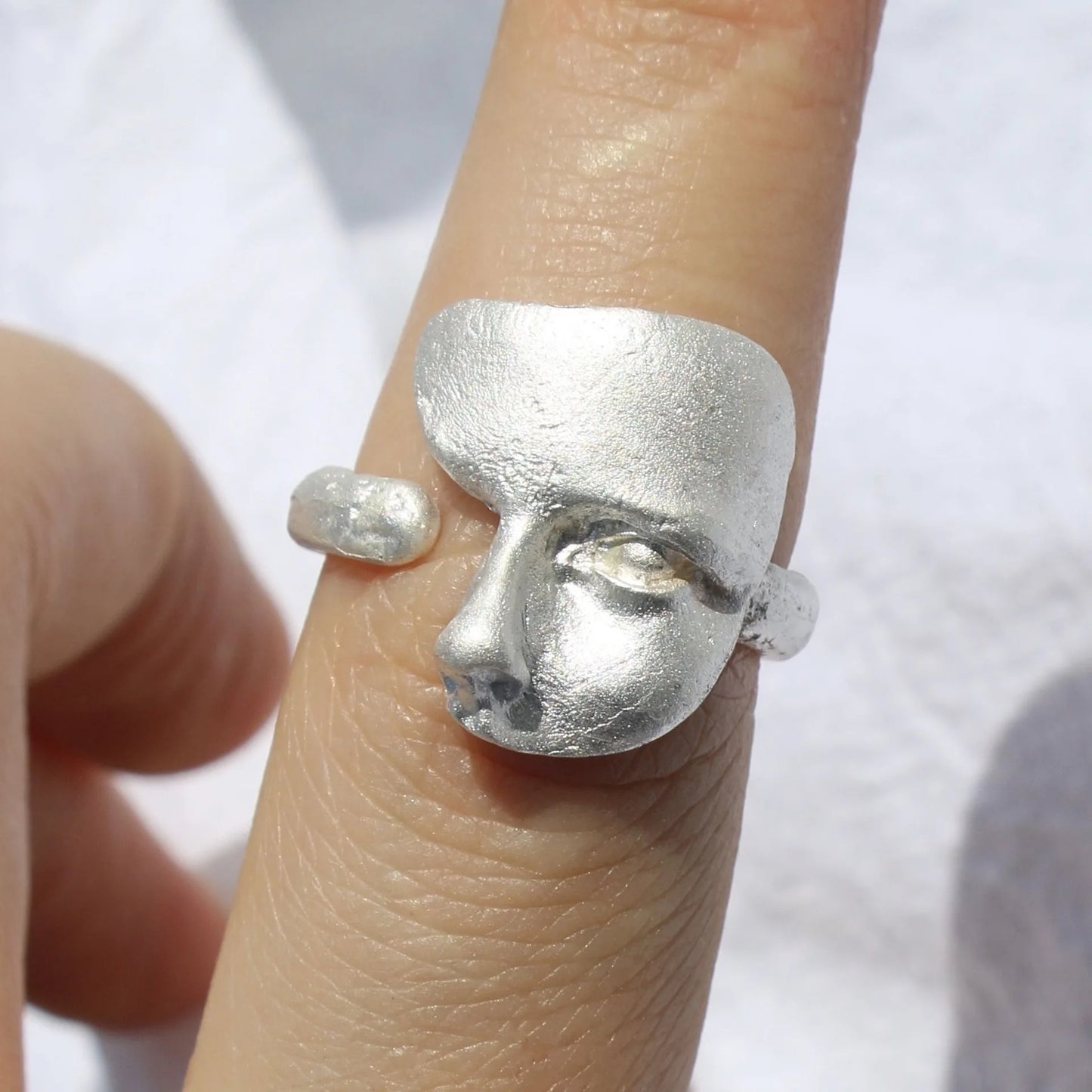 Bague Masque Mystique Gothique