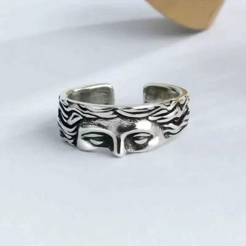 Bague Masque Mystique Gothique
