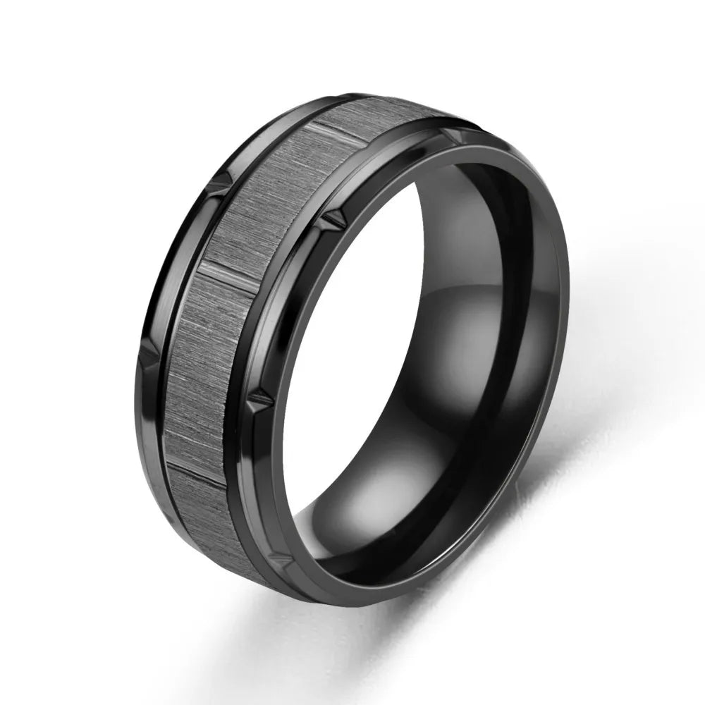 Bague Classique Tungstène 8 mm