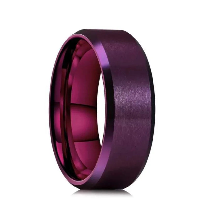Bague Classique Tungstène 8 mm