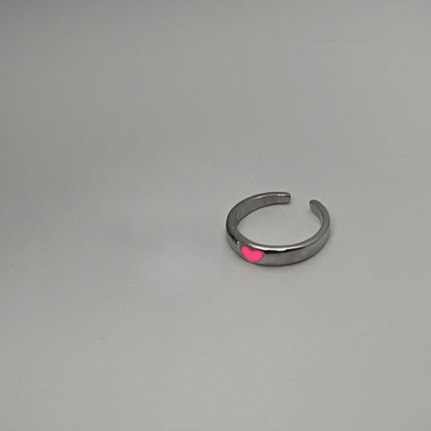 Bague Cœur Lumineuse Couple