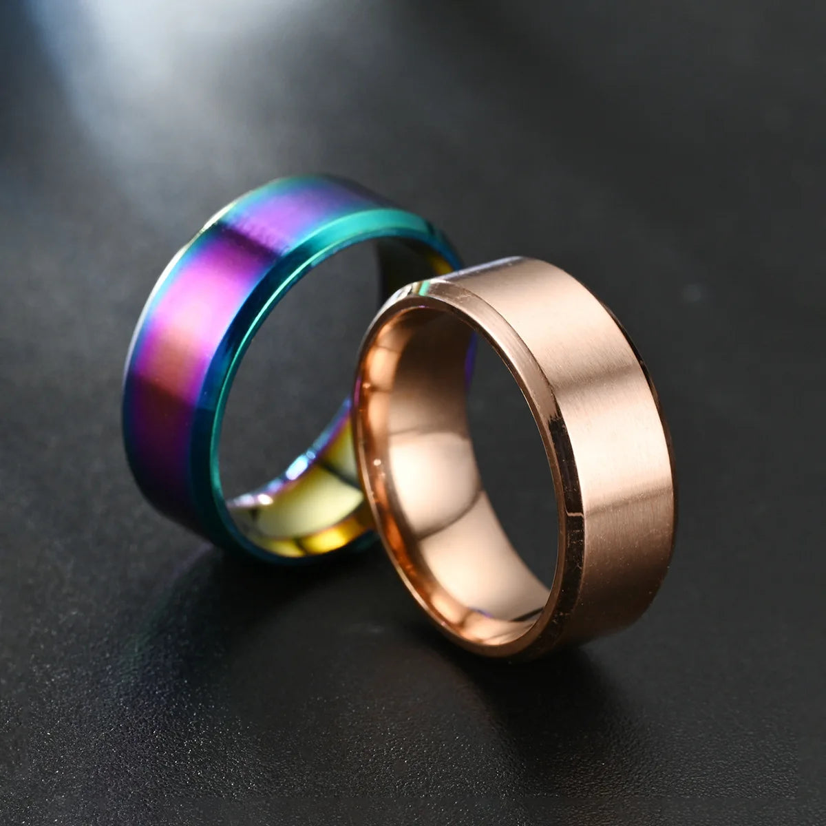 Bague Classique Tungstène 8 mm